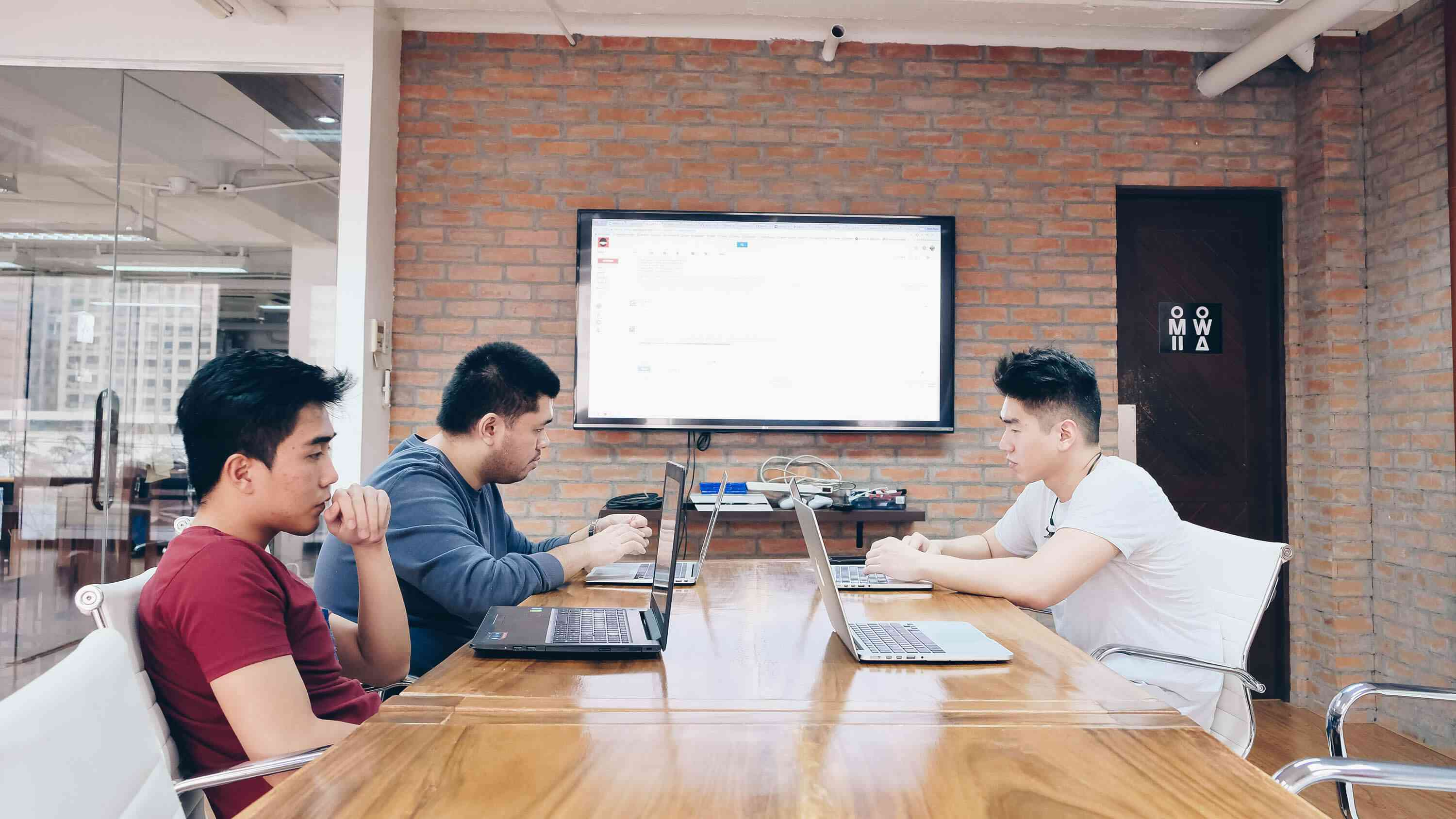 Person Teaching Another Person about Vue